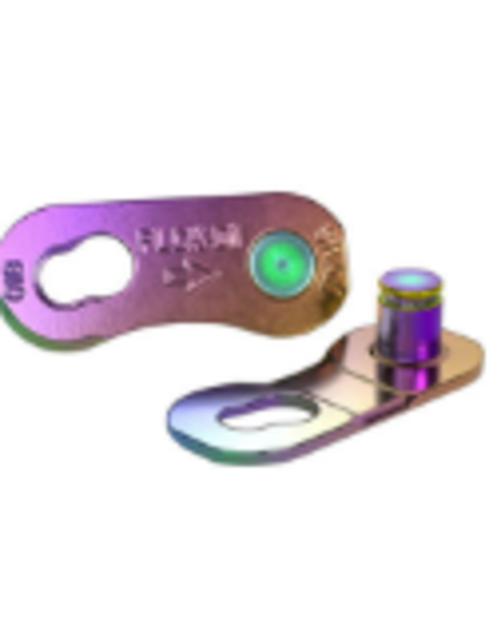 SRAM SRAM RED PowerLock Flattop Chain Connector Link - 12/13-speed (Road Only), Rainbow, D1, SOLD EA