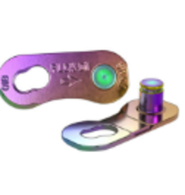 SRAM SRAM RED PowerLock Flattop Chain Connector Link - 12/13-speed (Road Only), Rainbow, D1, SOLD EA