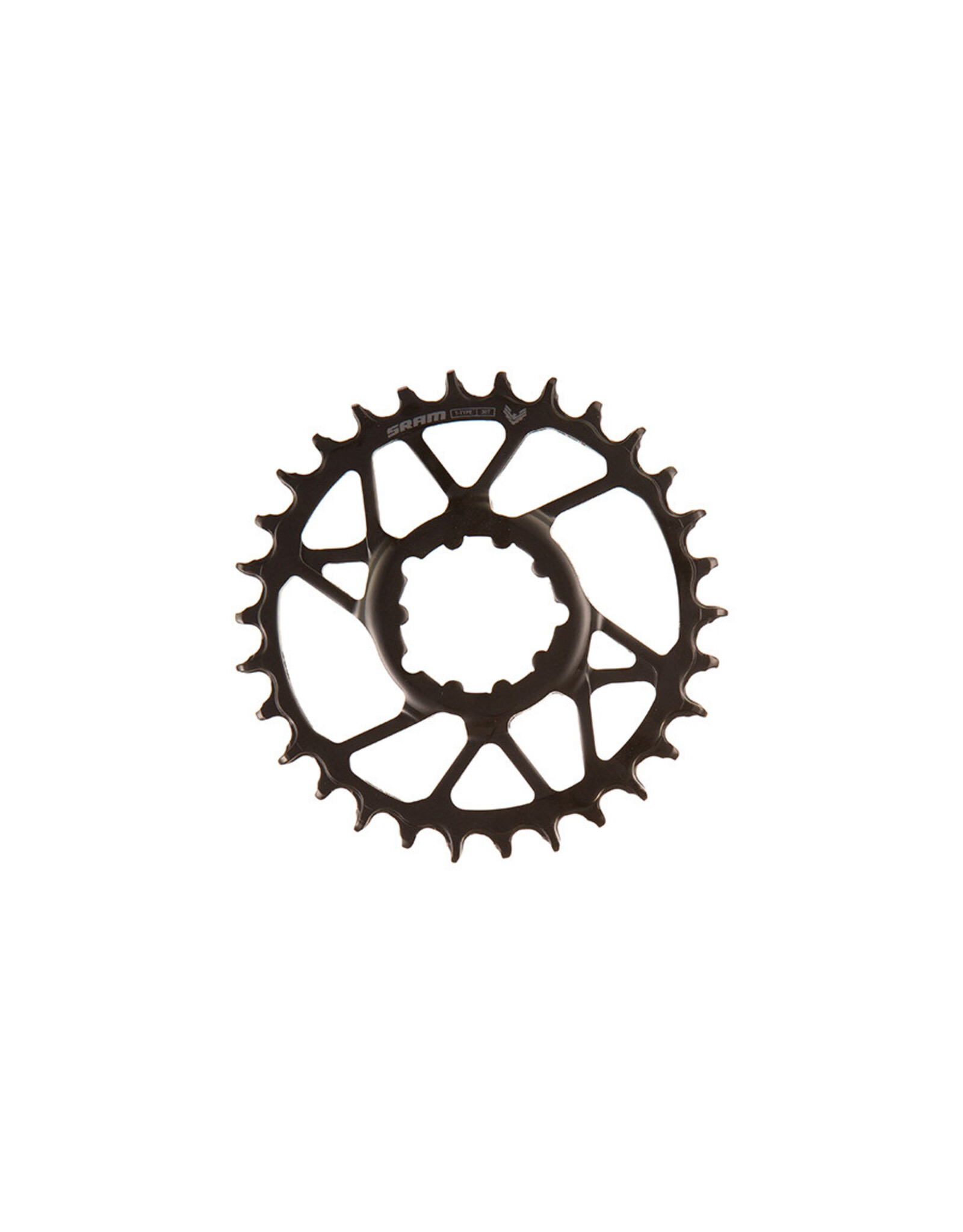 SRAM SRAM Eagle 70 T-Type Direct Mount 3-Bolt Chainring, Steel, Black