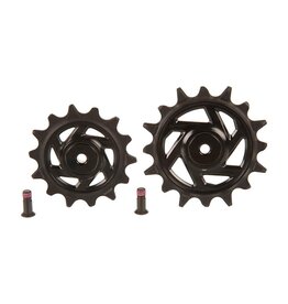 SRAM SRAM Rear Derailleur Pulley Kit X0 T-Type Eagle AXS (Includes 14T Upper And 16T Spider Pulley, 2 Stainless Steel Pulley Screws)