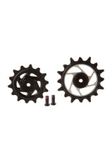 SRAM SRAM Rear Derailleur Pulley Kit XX SL T-Type Eagle AXS (Includes 14T Upper And 16T Lower Silver Metal Spider Pulley, 2 T25 Aluminum Pulley Bolts)