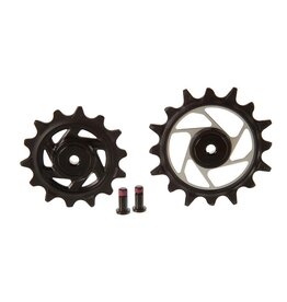 SRAM SRAM Rear Derailleur Pulley Kit XX SL T-Type Eagle AXS (Includes 14T Upper And 16T Lower Silver Metal Spider Pulley, 2 T25 Aluminum Pulley Bolts)