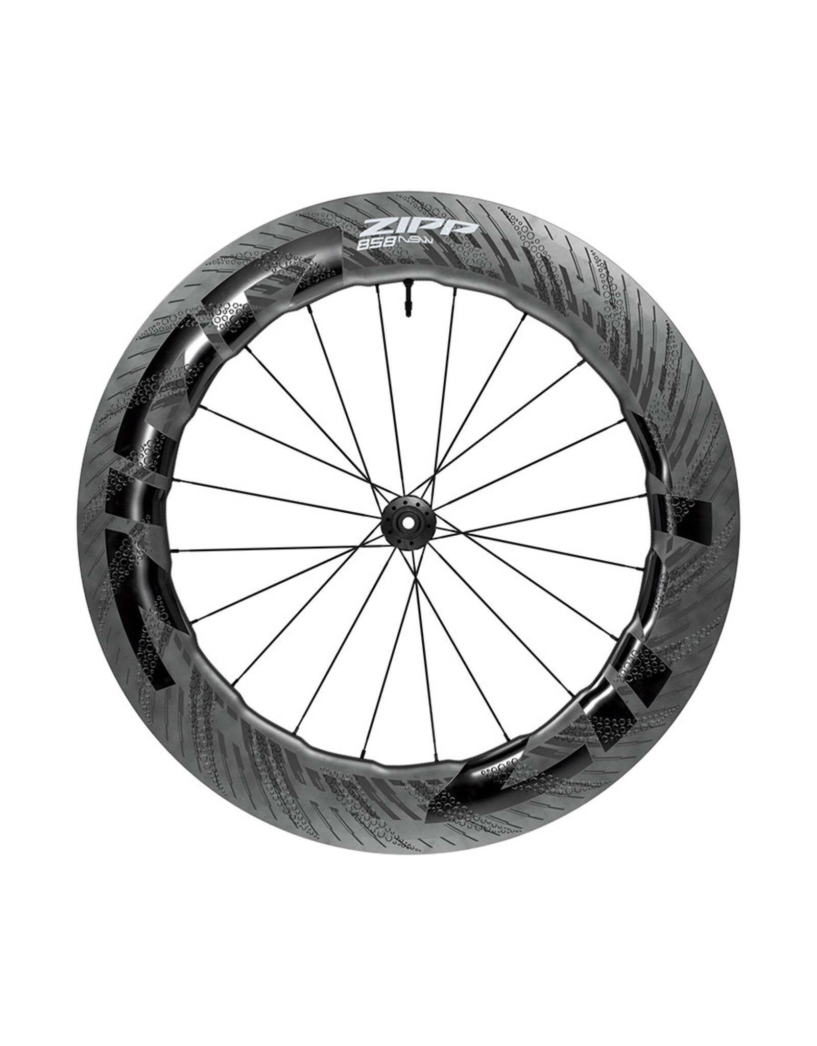 Zipp Speed Weaponry Zipp 858 NSW Tubeless Disc-Brake Wheelset, 12x100 12x142, XDR, ZR1 SL, D1