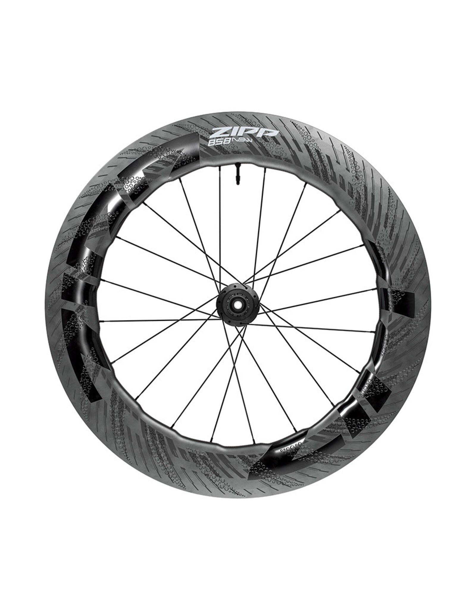 Zipp Speed Weaponry Zipp 858 NSW Tubeless Disc-Brake Wheelset, 12x100 12x142, XDR, ZR1 SL, D1