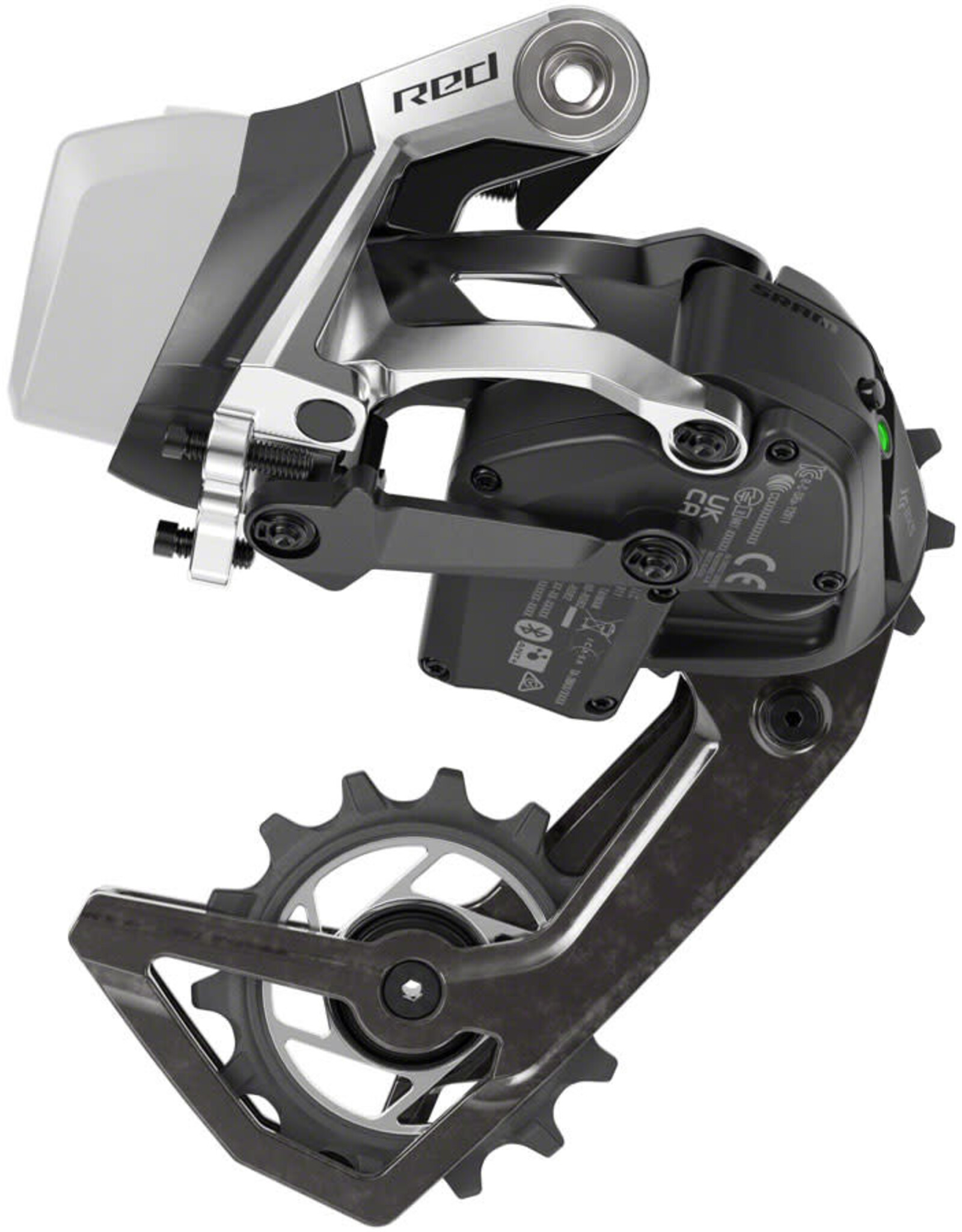 SRAM SRAM RED AXS Rear Derailleur, E1 - 12-Speed, Medium Cage, 36t Max, (Battery Not Included), Black