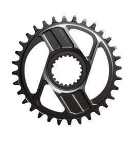 Shimano Shimano XTR SM-CRM96 1x Direct Mount Chainring, Shimano Direct Mount, For 12-Speed HG+ Chain, Fits M9200 and M9220 Crank, Dark Gray