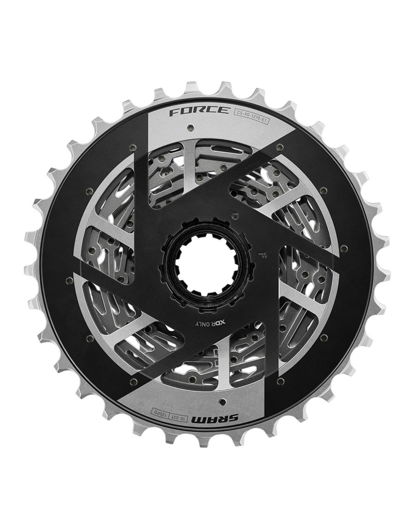 SRAM SRAM Force XG-1270 E1, Cassette, Silver, 12 Speed, XDR