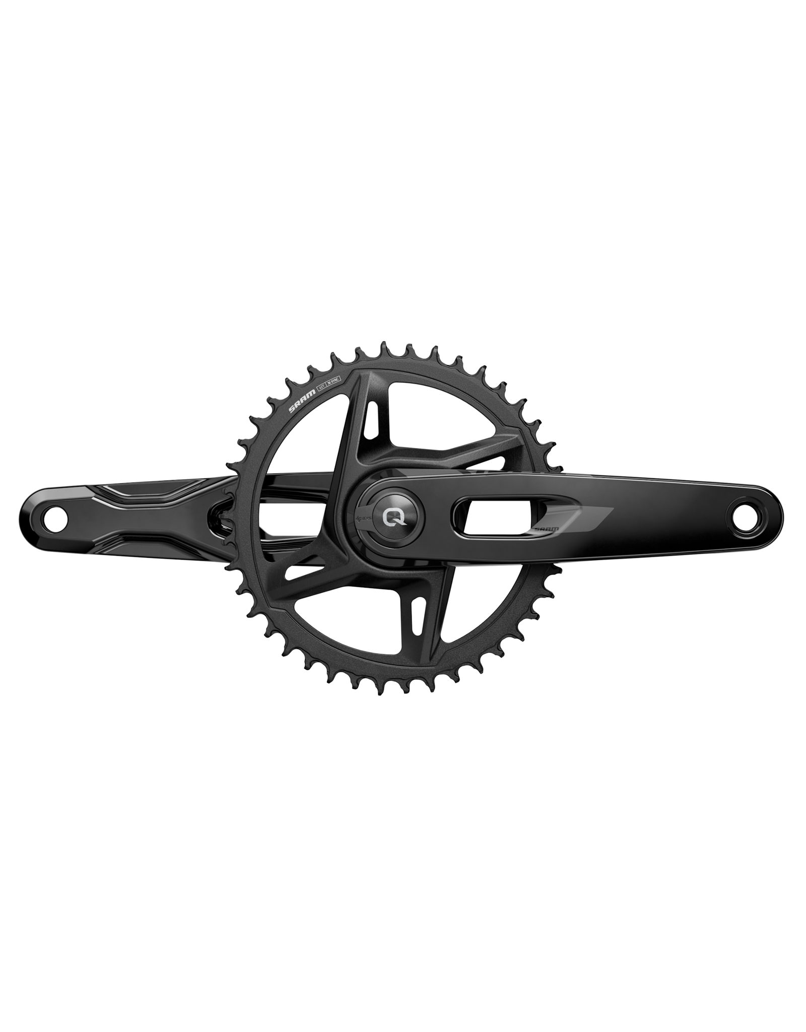SRAM SRAM, Rival 1x XPLR Powermeter E1, Crankset, Speed: 12/13, 42t, DUB Wide, Black, Road