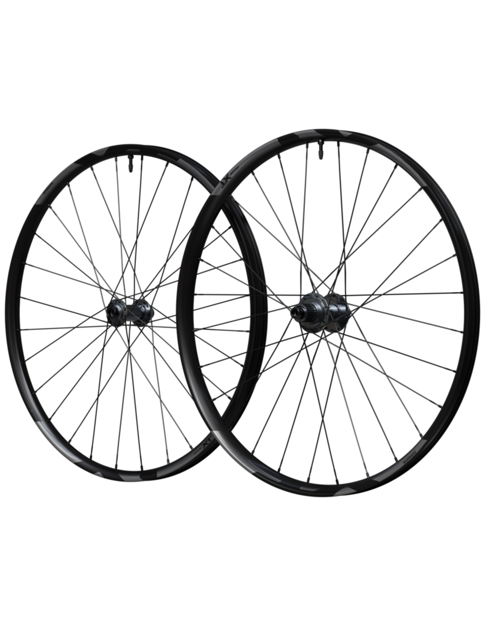 Shimano Shimano XT M8200 Wheelset - WH-M8200-B-29, Front & Rear, 29", F:15/110 R:12/148MM, TUBELESS, TAPE,  CENTERLOCK