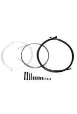 SRAM SRAM Shift Cable Kit - Black 4mm SlickWire 1X (Includes 2300mm x1.1mm SRAM SlickWire cable, 2000x4mm SRAM housing, 2 SRAM Aluminum Ferrules, 2 end caps) - SRAM 1x MTB and Road SRAM SRAM Shift Cable Kit - Black 4mm SlickWire 1X (Includes 2300mm x1.1mm SRAM SlickWire cable, 2000x4mm SRAM housing, 2 SRAM Aluminum Ferrules, 2 end caps) - SRAM 1x MTB and Road