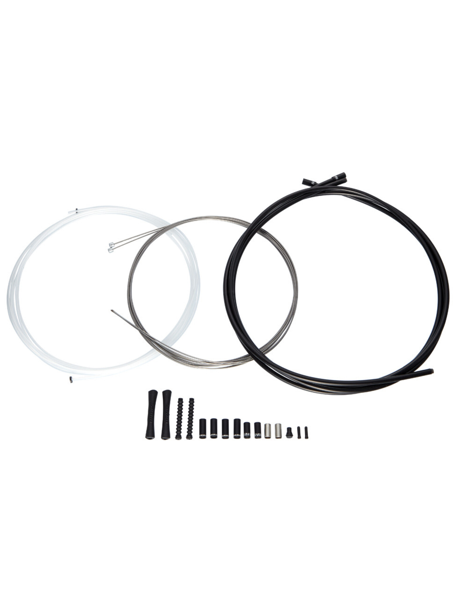 SRAM SRAM Shift Cable Kit - Black 4mm SlickWire 1X (Includes 2300mm x1.1mm SRAM SlickWire cable, 2000x4mm SRAM housing, 2 SRAM Aluminum Ferrules, 2 end caps) - SRAM 1x MTB and Road