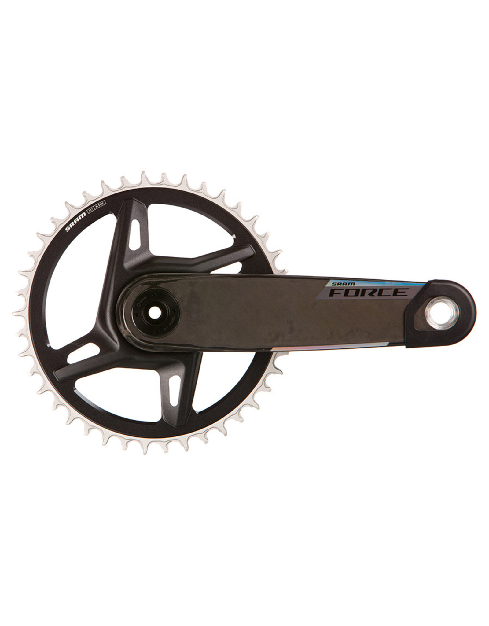 SRAM SRAM, Force 1x XPLR E1, Crankset, Speed: 12/13, Spindle: 28.99mm, 42, DUB, Black, Road,