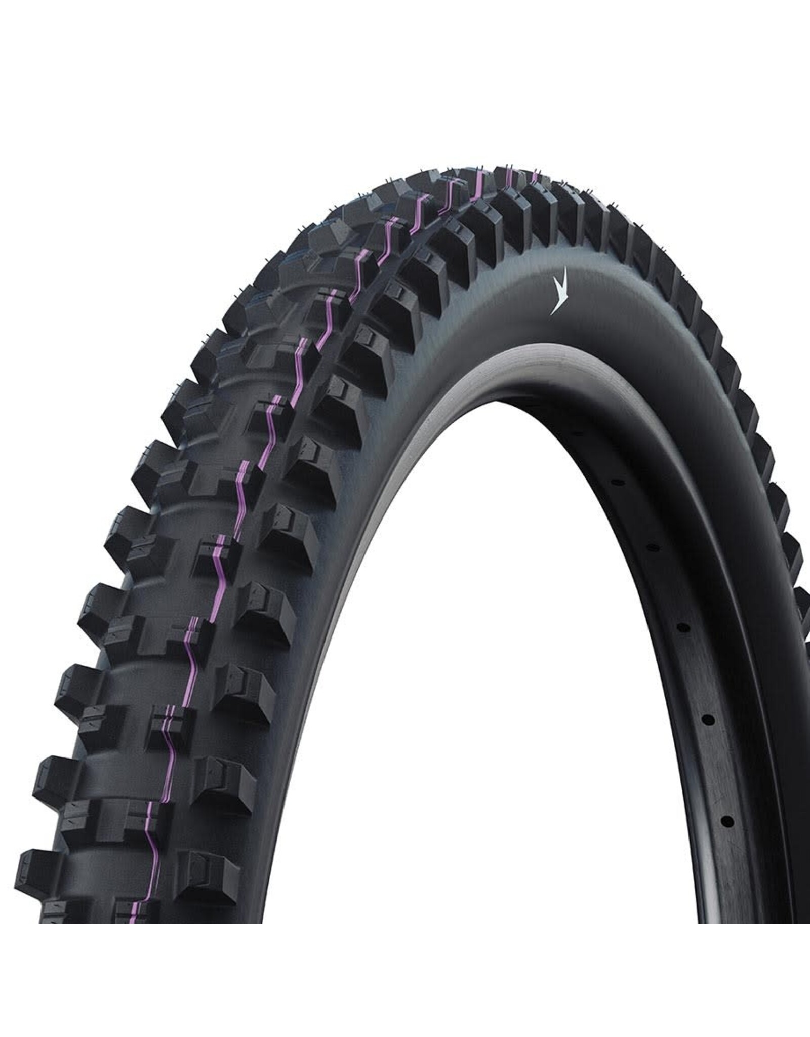 Schwalbe Schwalbe, Shredda Front, Mountain Tire, 29"x2.50, Folding, Tubeless Ready, Addix Ultra Soft, Gravity Pro - Radial, 67TPI, Black