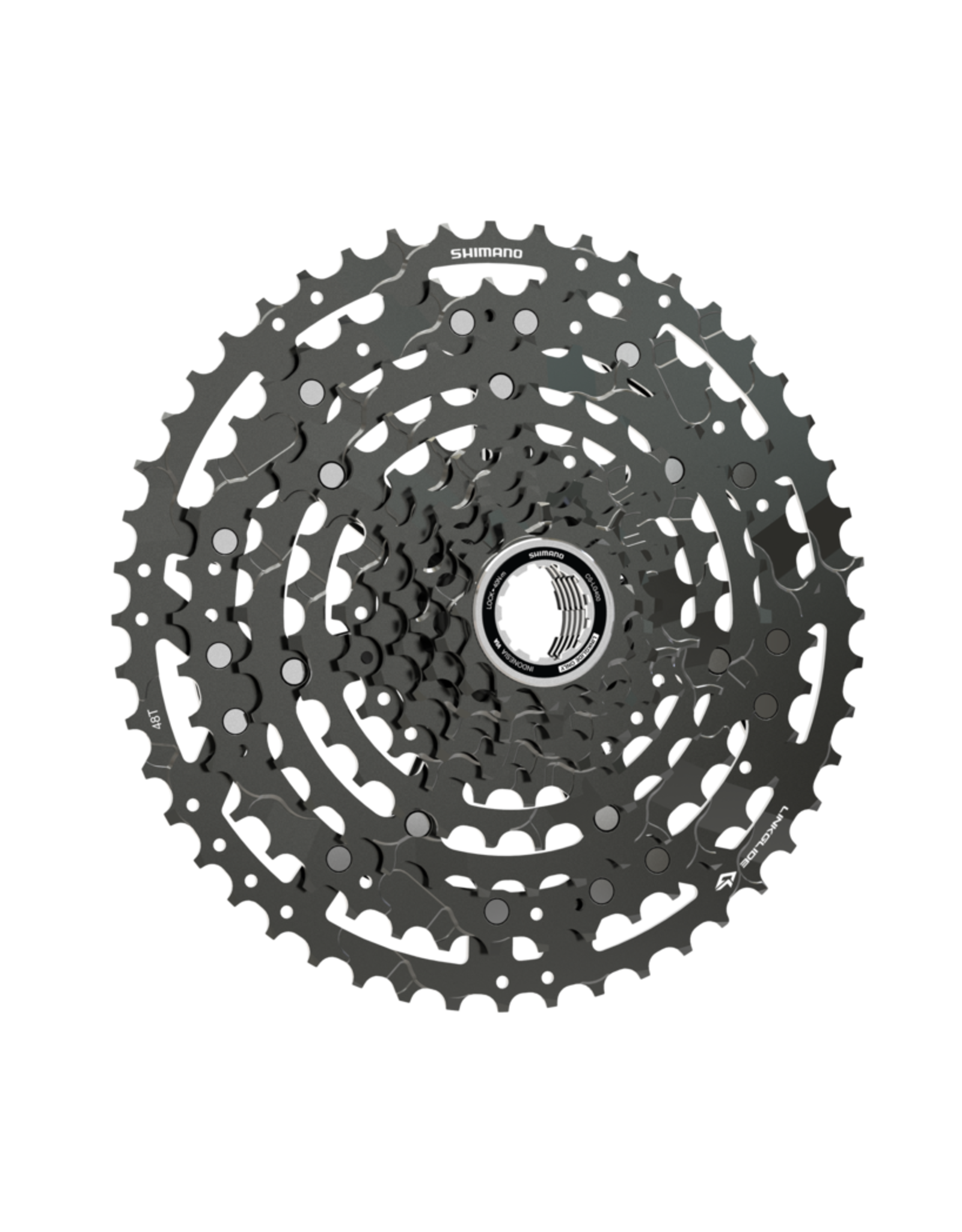 Shimano Shimano CUES CS-LG400-10 Cassette - 10-Speed, 11-48t, LINKGLIDE, Black