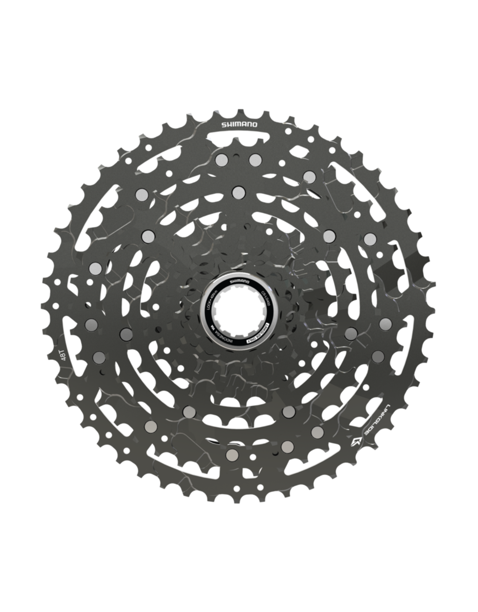 Shimano Shimano CUES CS-LG400-10 Cassette - 10-Speed, 11-48t, LINKGLIDE, Black