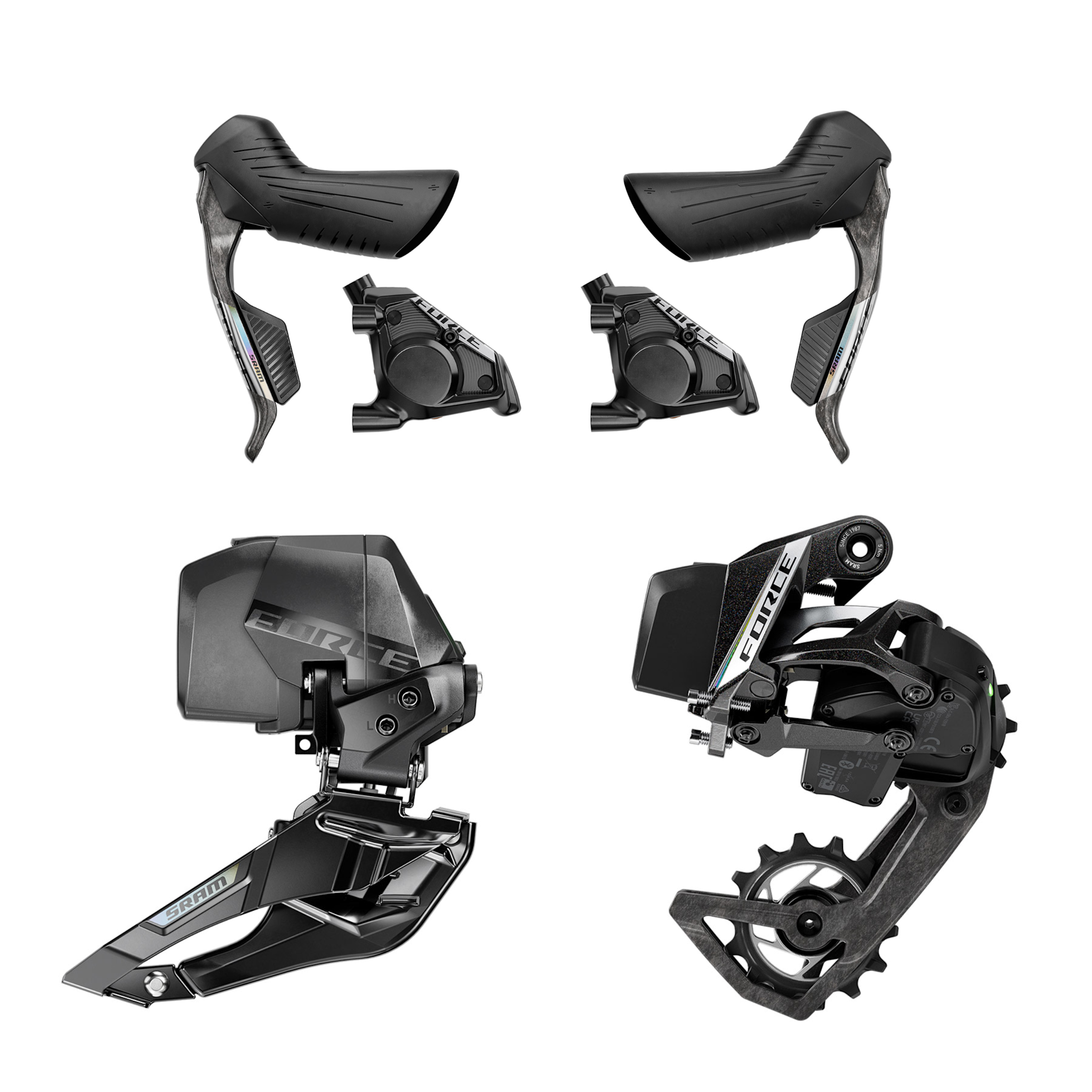 Sram Force 2x E1 Drivetrain Kit - Two Hoosiers Cyclery | Bike