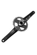 Shimano Shimano XTR FC-9220 Enduro Crankset - 165mm, 12-Speed, 1x, Direct Mount, Hollowtech II Hollow-Forged Crankarms, Black/Silver, No Chainring
