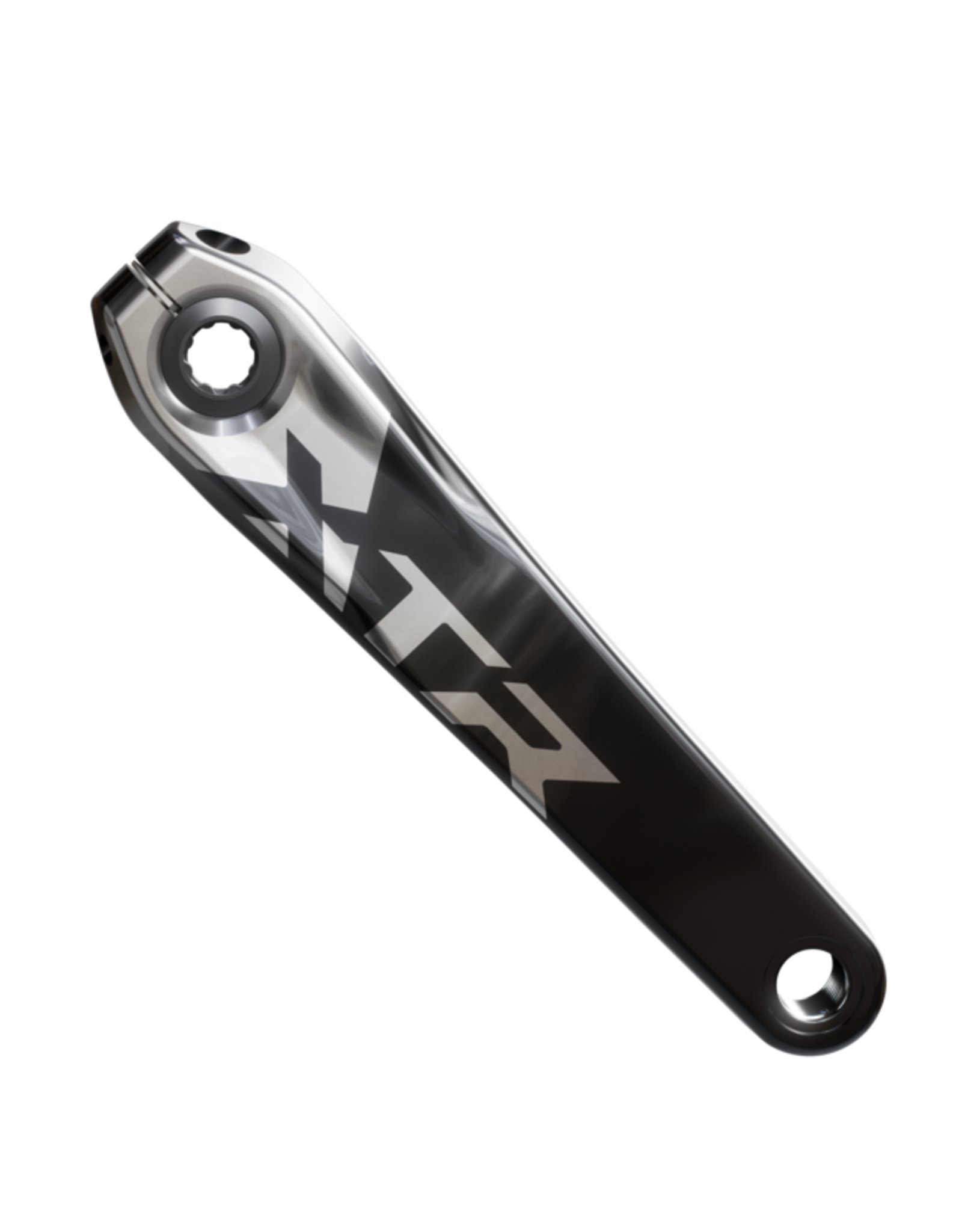 Shimano Shimano XTR FC-9220 Enduro Crankset - 165mm, 12-Speed, 1x, Direct Mount, Hollowtech II Hollow-Forged Crankarms, Black/Silver, No Chainring