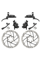 SRAM SRAM Maven Base Stealth Disc Brake Kit - Front & Rear, (2) 200mm 6-Bolt Rotors