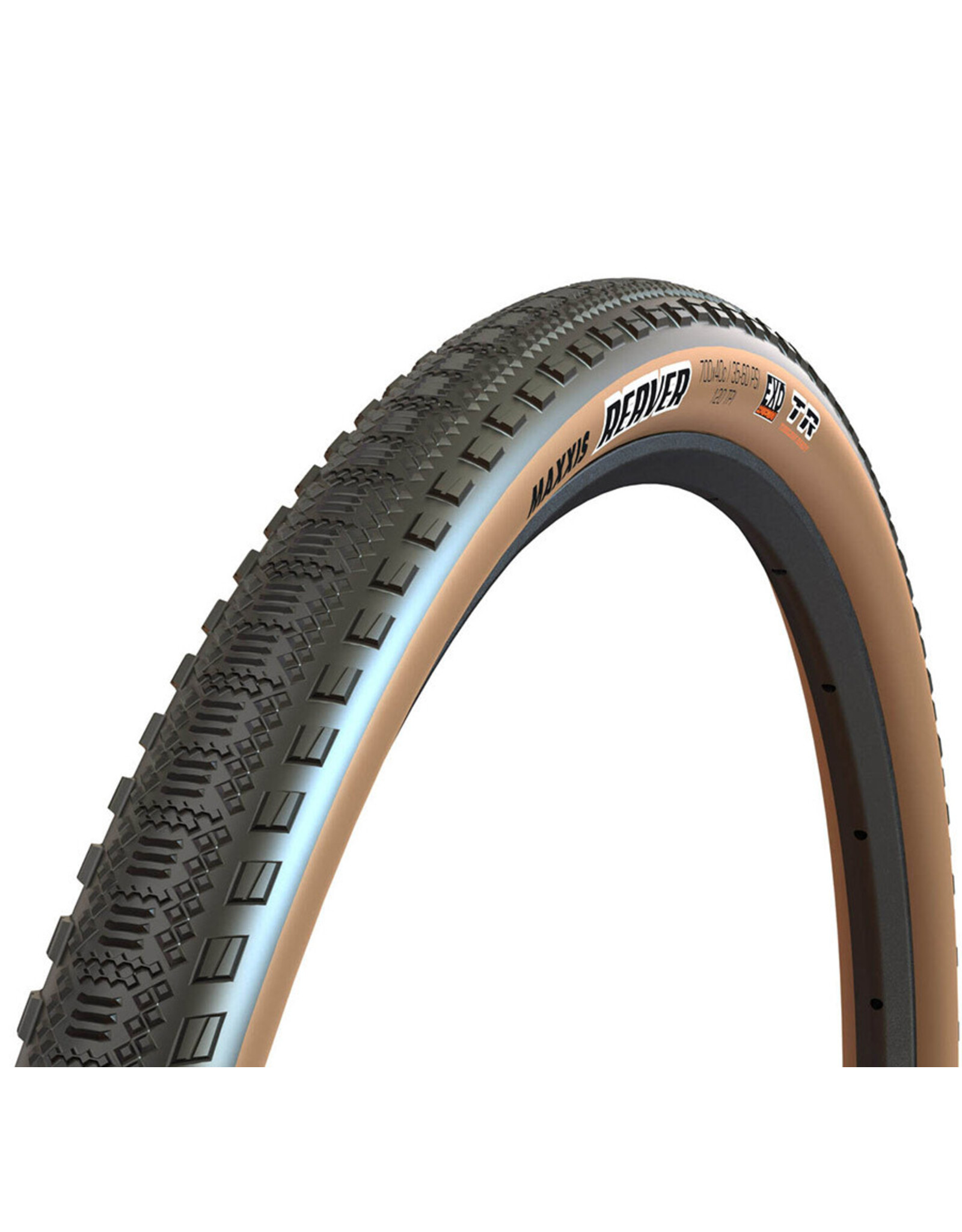 Maxxis Maxxis Reaver Tire - 700 x 45, Tubeless, Folding, Black/Tan, HYPR-X, EXO