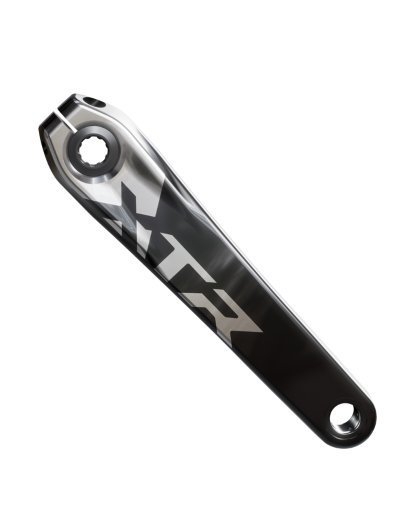 Shimano Shimano XTR FC-9200 XC Crankset without Chainring - 165mm, 12-Speed, 1x, Direct Mount, Hollowtech II Hollow-Forged Crankarms, Black/Silver