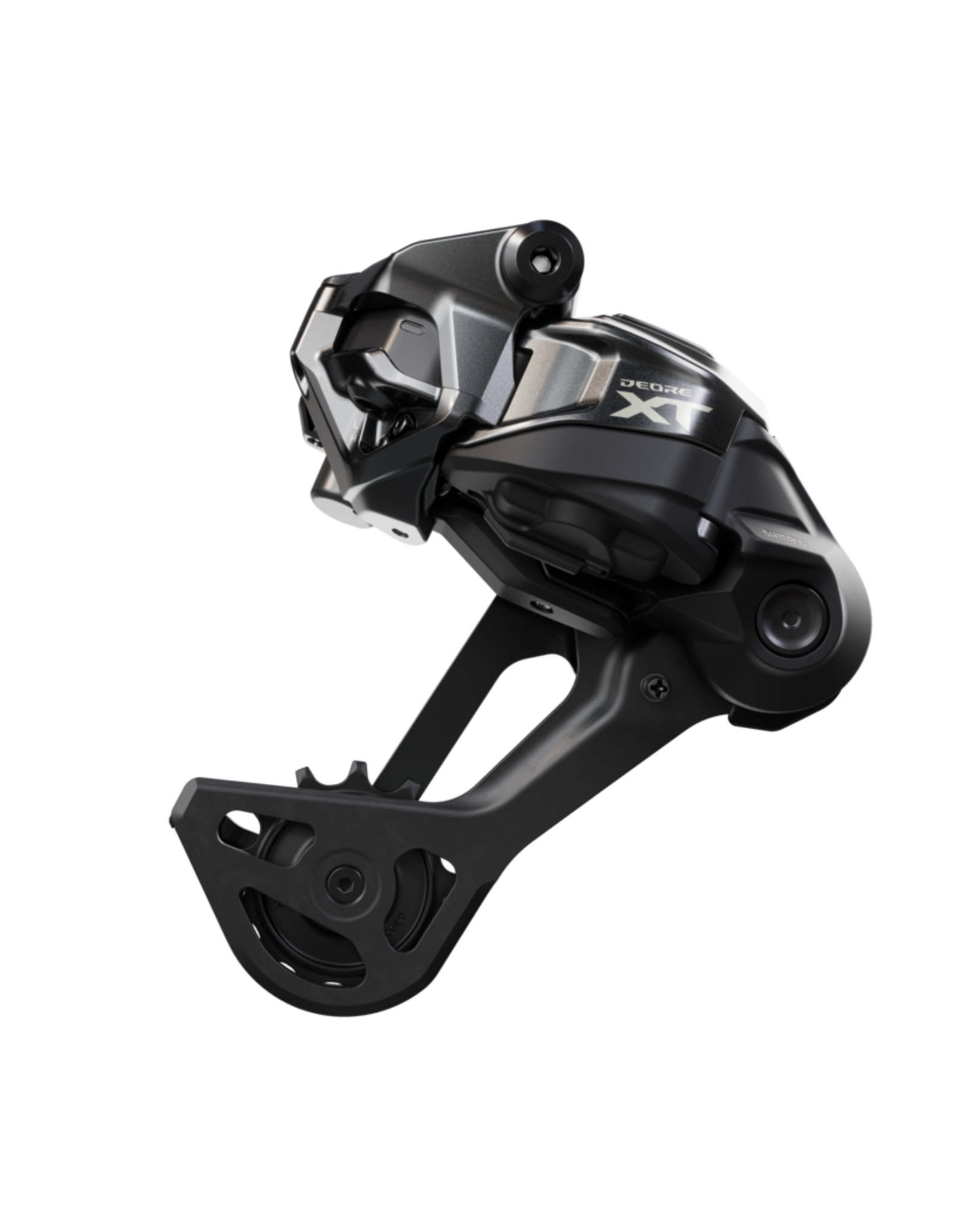 Shimano Shimano Deore XT RD-M8250-SGS Di2 Wireless Rear Derailleur - 12-Speed, Long Cage, Shadow ES, Black/Gray