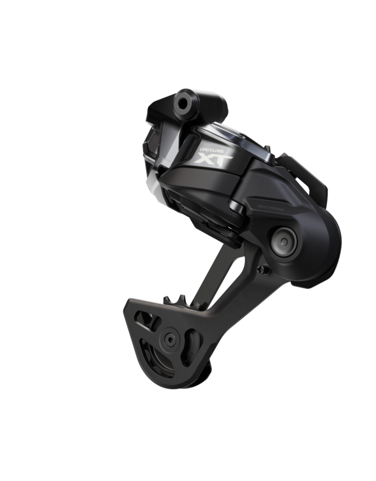 Shimano Shimano Deore XT RD-M8250-SGS Di2 Wireless Rear Derailleur - 12-Speed, Long Cage, Shadow ES, Black/Gray