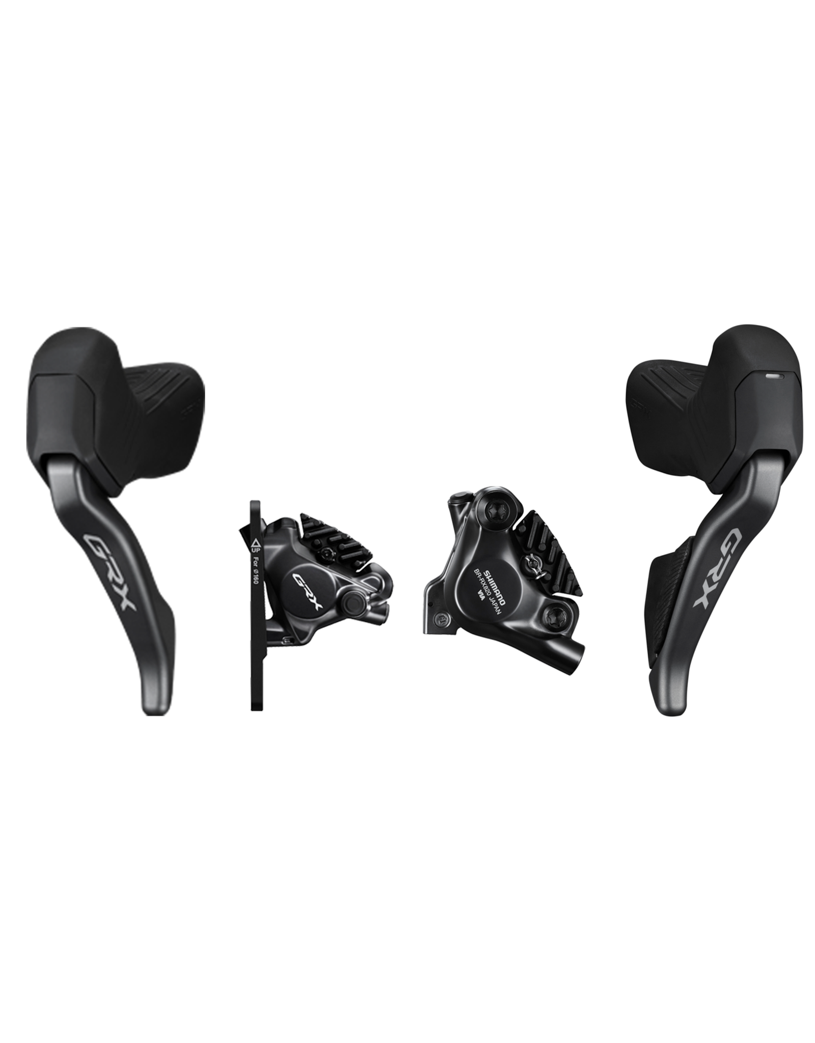 Shimano Shimano GRX Di2 Left Brake Set & Right Shift/Brake Set - BL-RX825 & ST-RX825 with BR-RX820 Calipers - 12-Speed, Flat Mount