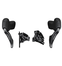 Shimano Shimano GRX Di2 Left Brake Set & Right Shift/Brake Set - BL-RX825 & ST-RX825 with BR-RX820 Calipers - 12-Speed, Flat Mount