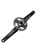 Shimano Shimano XTR FC-9200 XC Crankset - 170mm, 12-Speed, 1x, Direct Mount, Hollowtech II Hollow-Forged Crankarms, Black/Silver (w/o chainring)