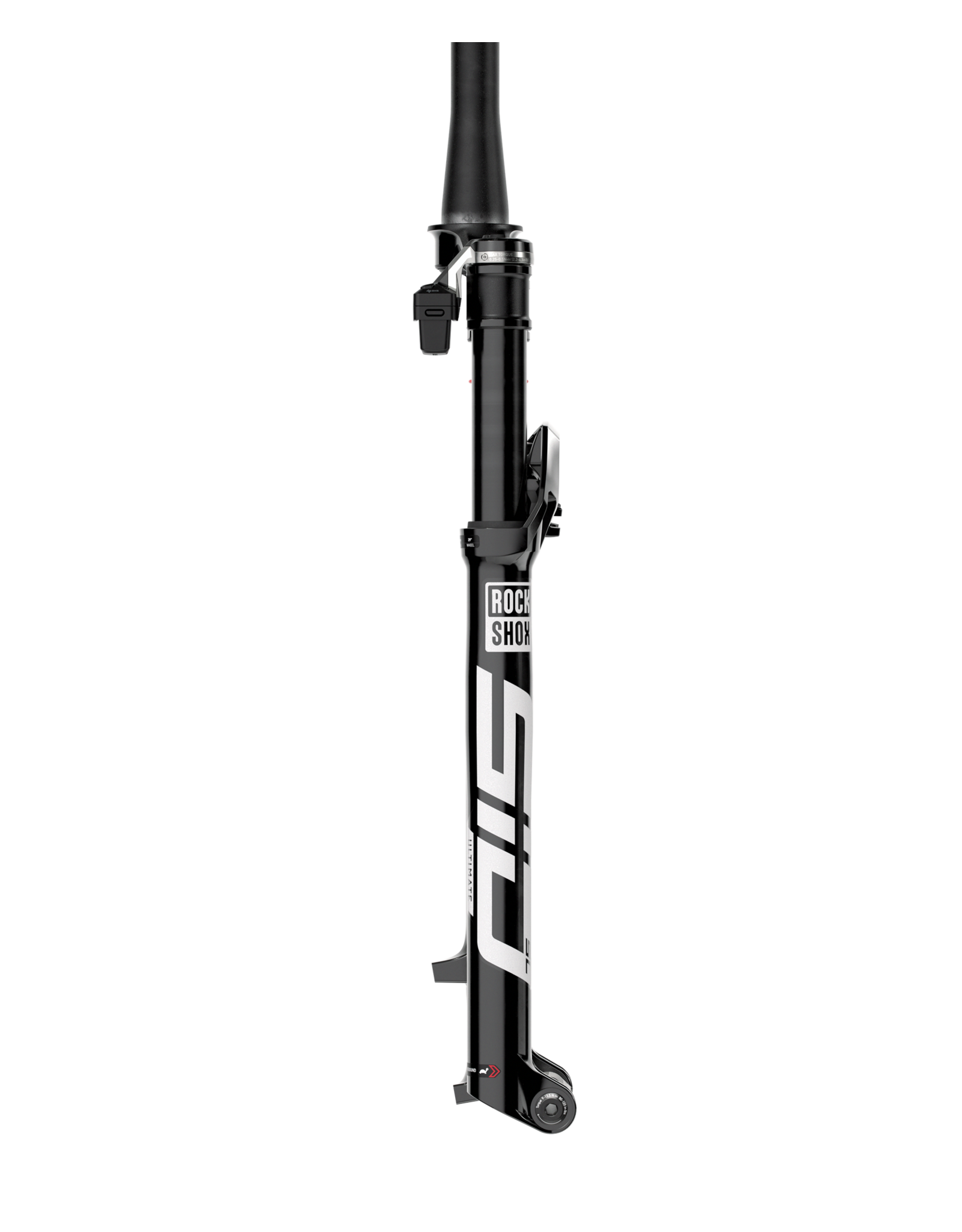 RockShox Rockshox SID SL Ultimate Flight Attendant Race Day Fork - 3P Crown 29" Boost™15X110 110mm Gloss Black 44offset Tapered DebonAir(ZipTieFender,Star nut,MaxleStealth,Battery,USB-C Charger)E2