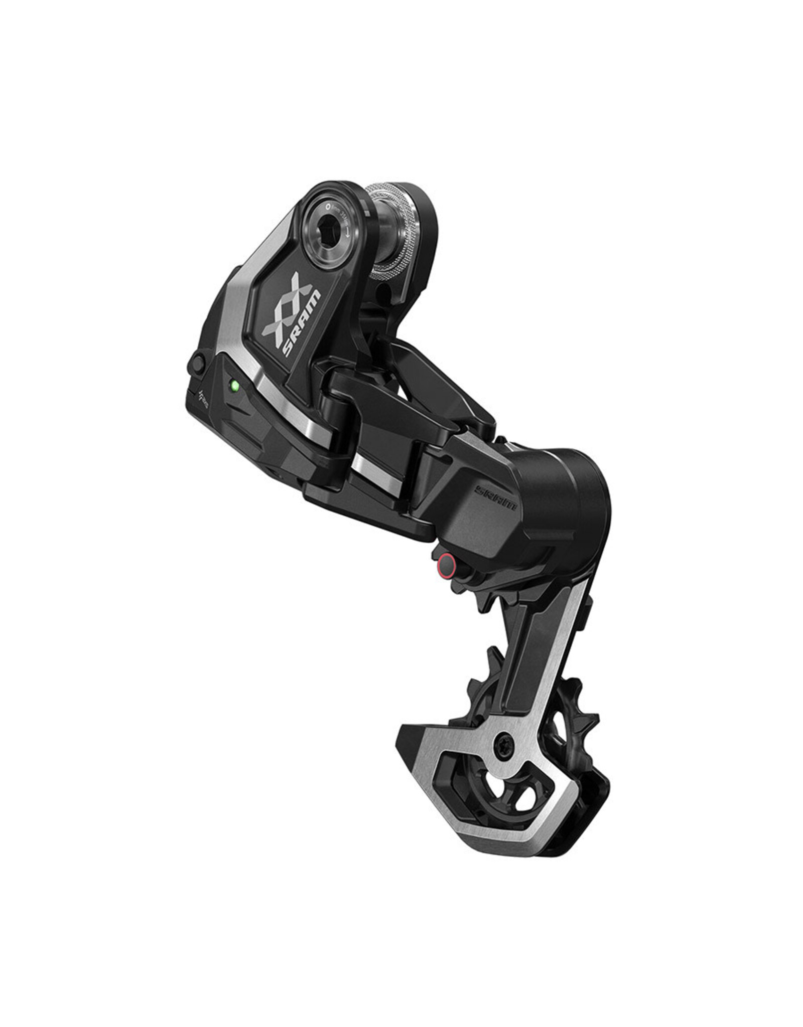 SRAM SRAM XX Downhill T-Type AXS Rear Derailleur - 7-Speed, 24t Max, (Battery Not Included), UDH Hangerless, Aluminum Cage, Black/Silver