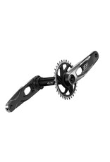 SRAM SRAM XX Downhill T-Type Crankset - 165mm, 7-Speed, 34t 6mm Offset Chainring, Direct Mount, 56.5mm Chainline, DUB DH Spindle, Black