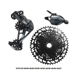 SRAM SRAM GX Eagle Drivetrain Kit, HG, NX 50t Cassette, (Includes Derailleur, Shifter, Chain, & Cassette)