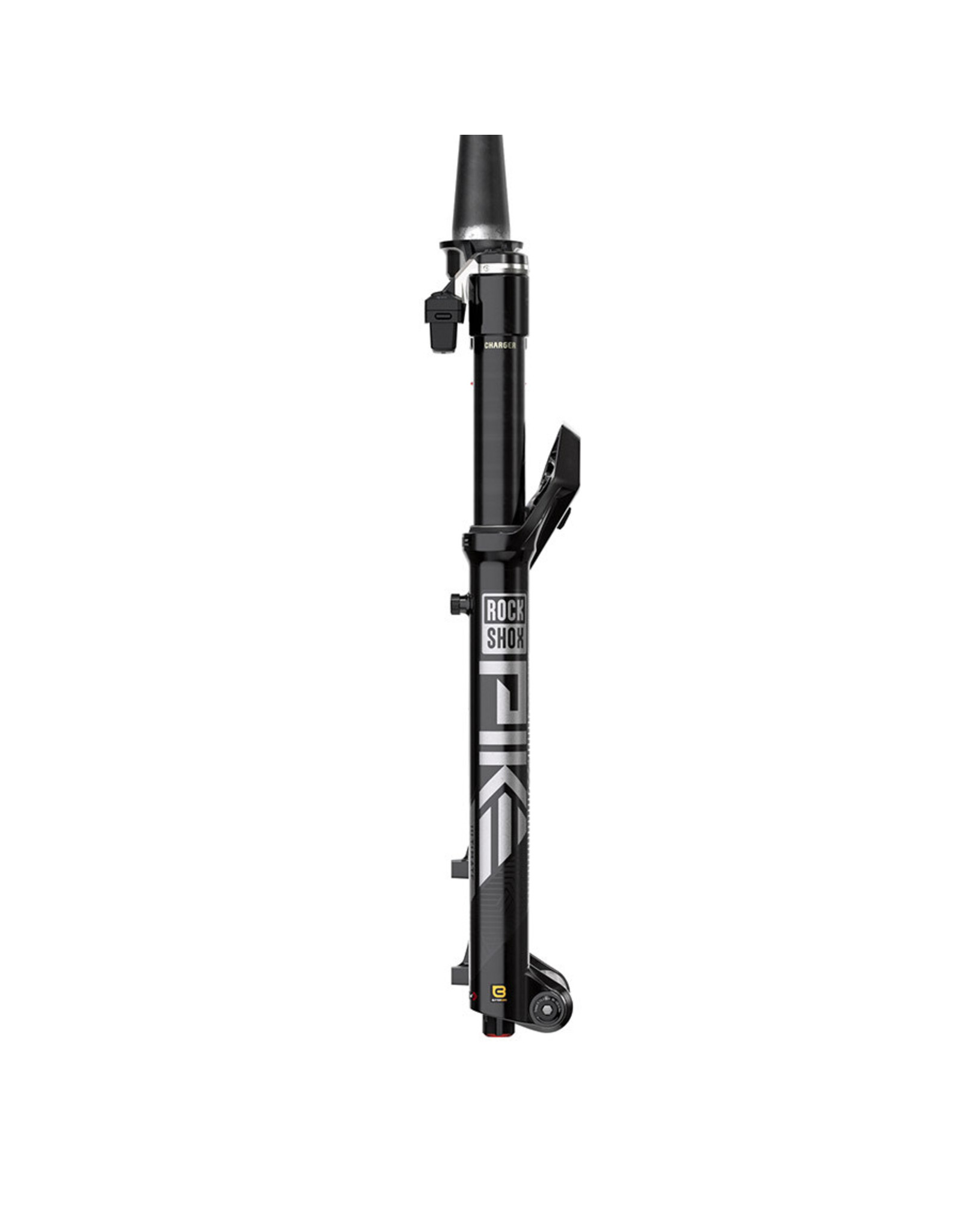 RockShox RockShox, Pike Ultimate Flight Attendant C3, Suspension Fork, 29'', DebonAir+ W/ButterCups, 140mm, 1-1/8''-1.5'', 15x110mm TA, Rake: 44mm, Black, Remote: Sold Separately
