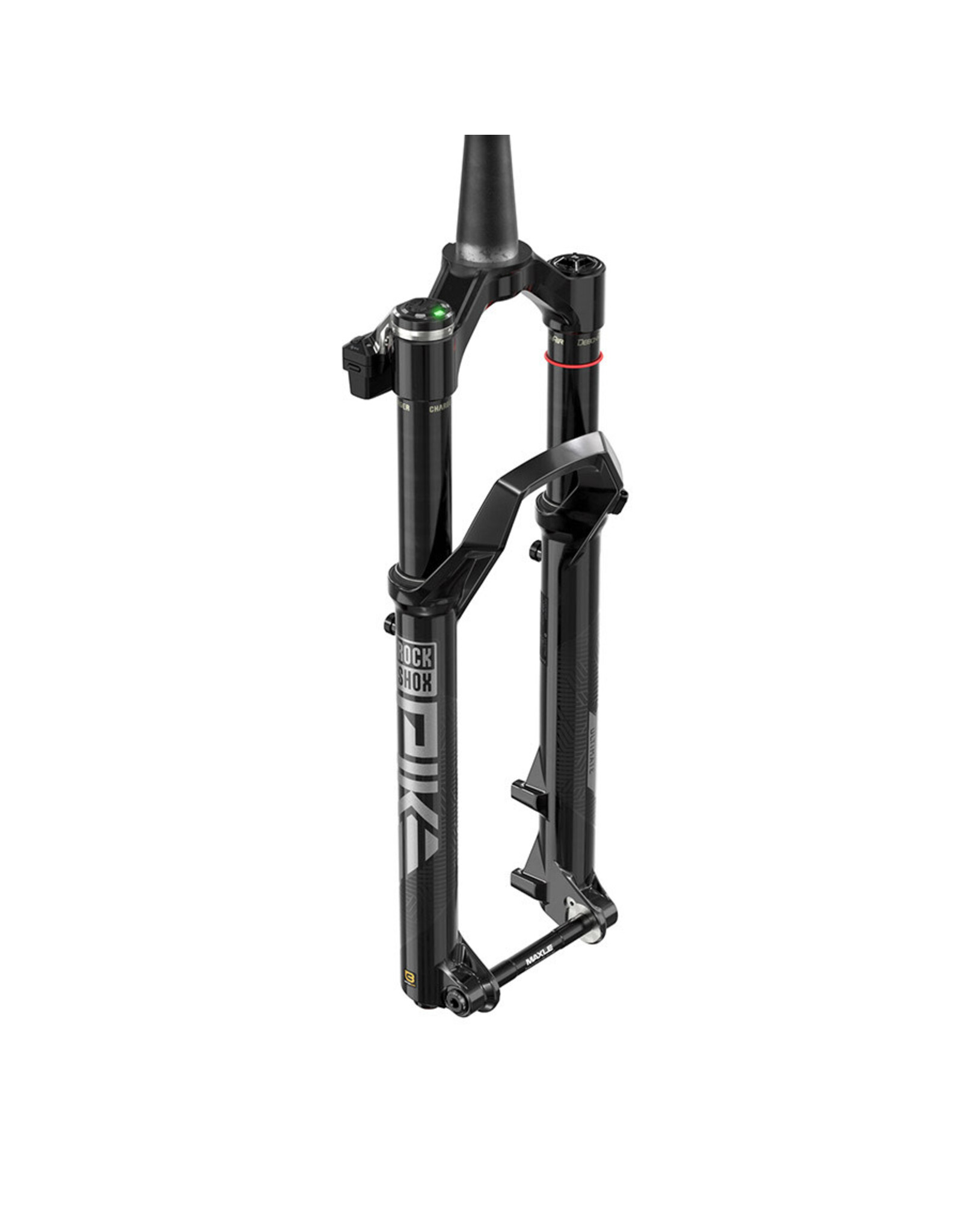 RockShox RockShox, Pike Ultimate Flight Attendant C3, Suspension Fork, 29'', DebonAir+ W/ButterCups, 140mm, 1-1/8''-1.5'', 15x110mm TA, Rake: 44mm, Black, Remote: Sold Separately