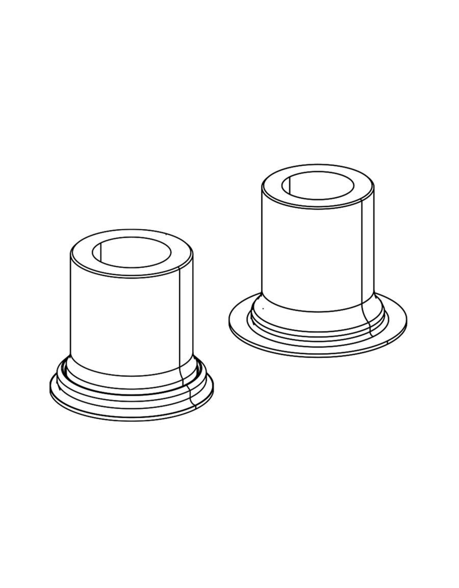 Zipp Zipp, Rear End Caps for ZM2 SL, 12x148 Microspline