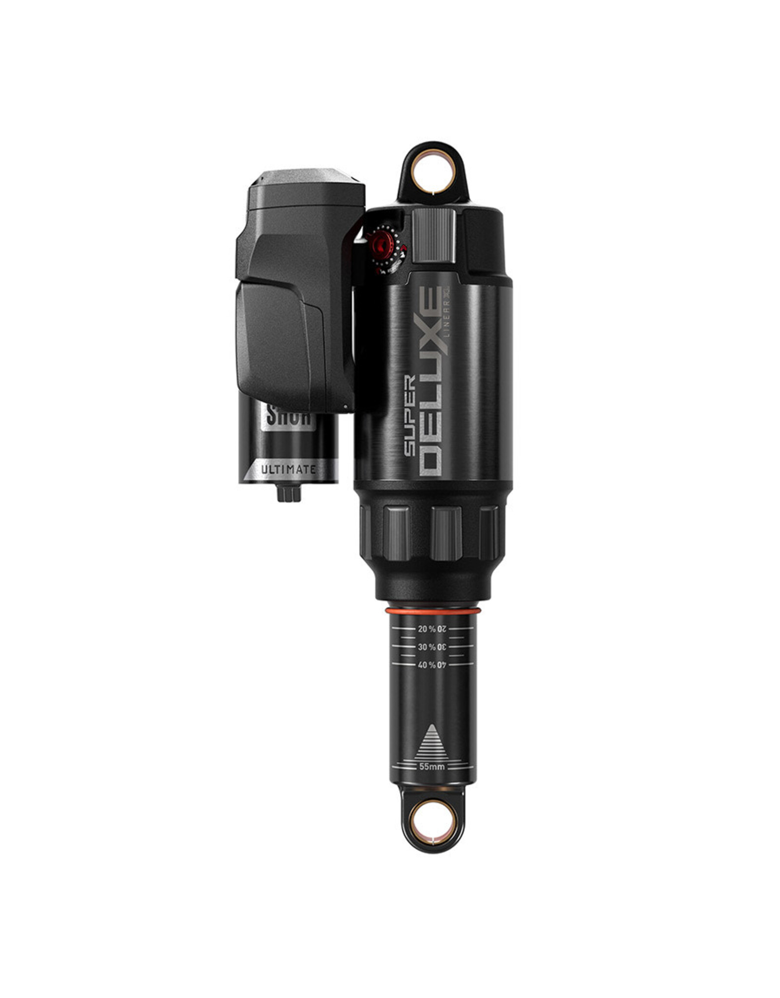 RockShox RockShox Super Deluxe Flight Attendant Rear shock, D1, 210x55, Specialized StumpJumper 15 S2-S6 2025+, Shaft Eyelet: Standard, Body Eyelet: No Bushing - 90 Deg Rotation, Token Loc 3, Reb55/Comp26, Mid4-Lock6