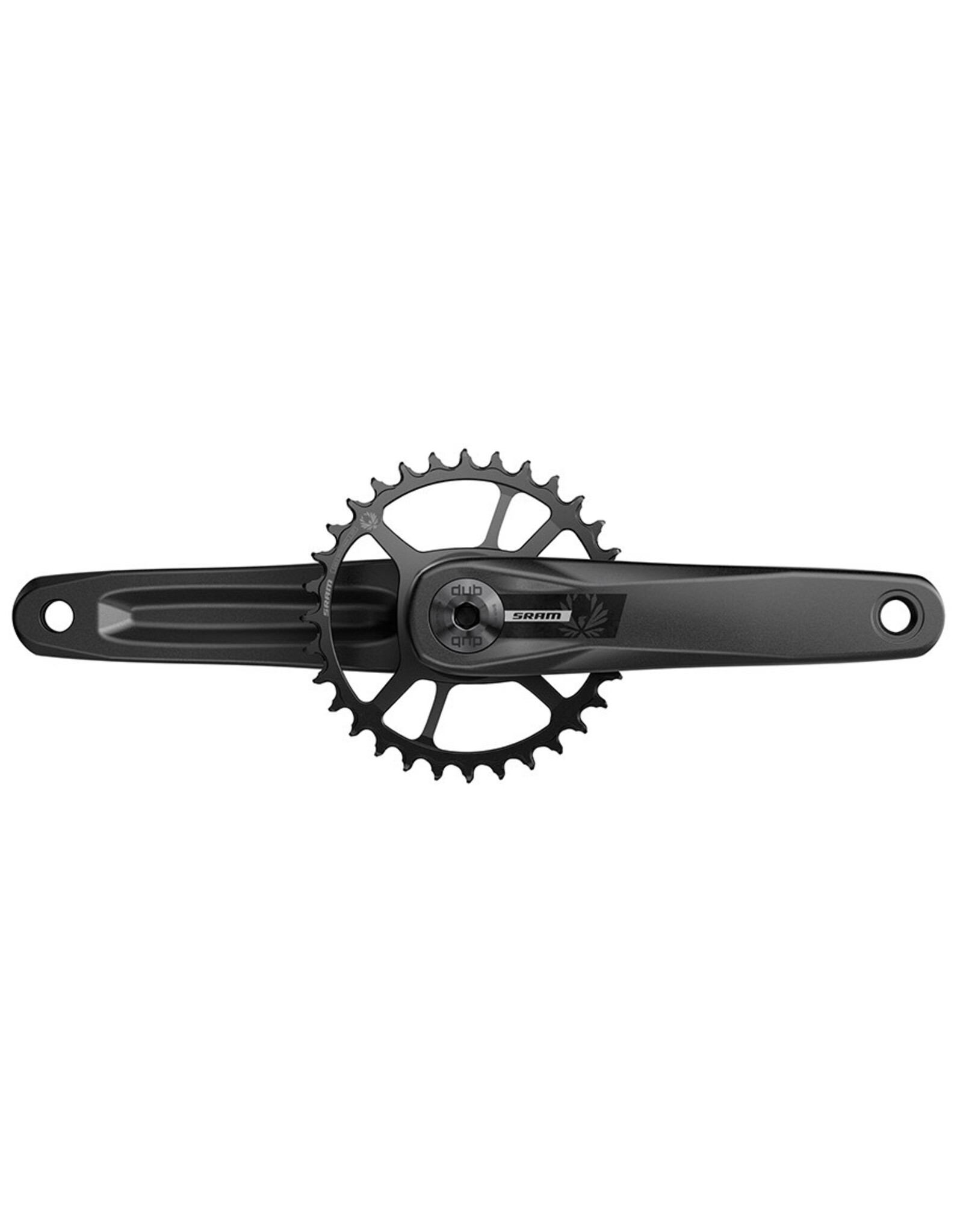SRAM SRAM S200 Eagle Crankset - 165mm, 32t Steel Chainring, Aluminum Crankarms, DUB Spindle, Black, 52mm Chainline, B1