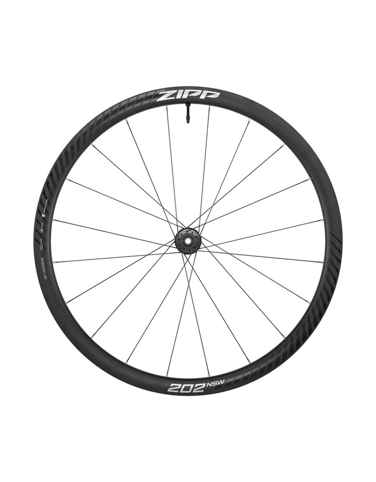Zipp Speed Weaponry Zipp 202 NSW Wheelset, 700C, 12x100mm TA, 12x142mm, Center Lock, A1