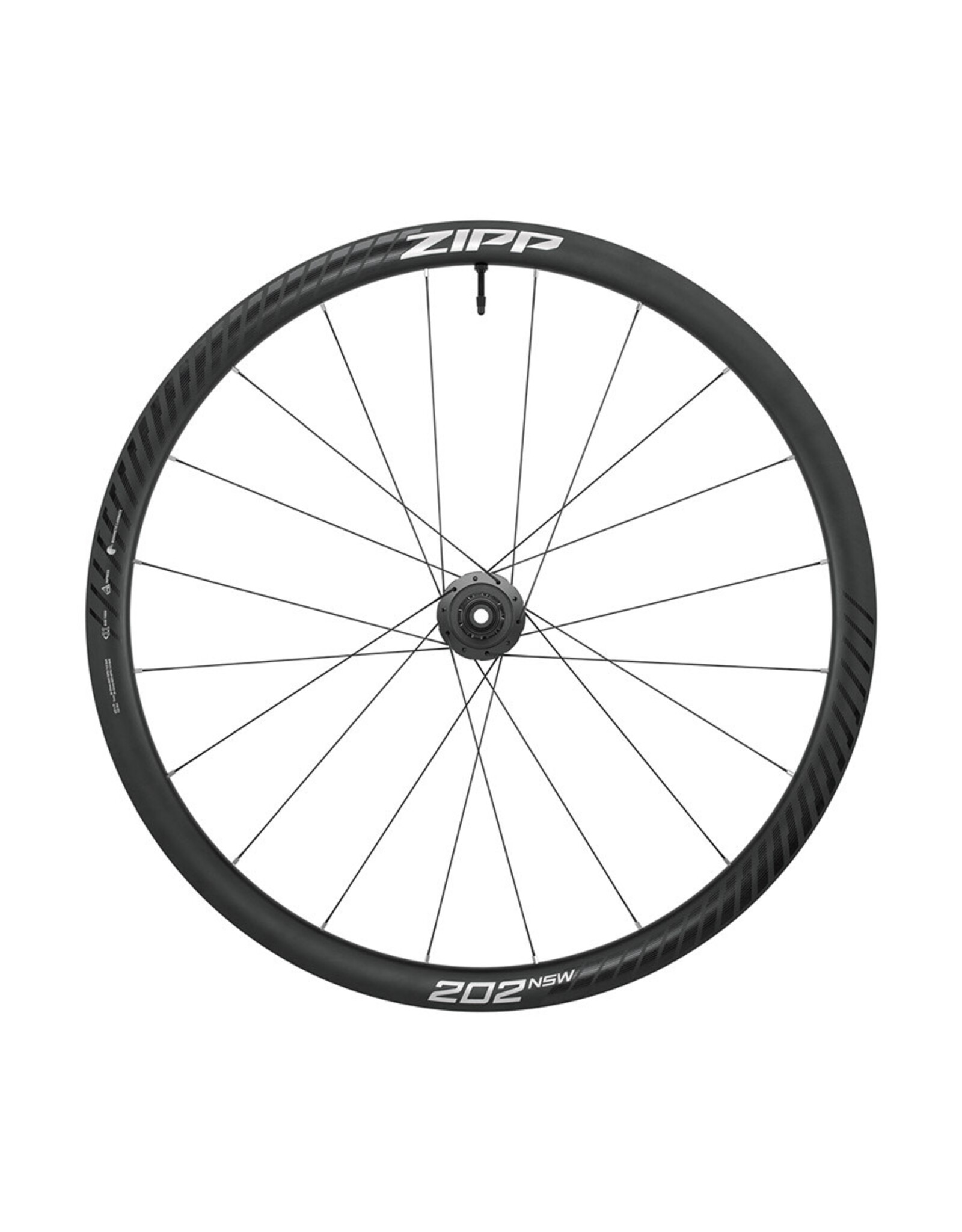 Zipp Speed Weaponry Zipp 202 NSW Wheelset, 700C, 12x100mm TA, 12x142mm, Center Lock, A1