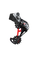 SRAM SRAM X01 Eagle AXS Rear Derailleur - 12-Speed, Long Cage, 52t Max, Battery Sold Separate, Black/Red
