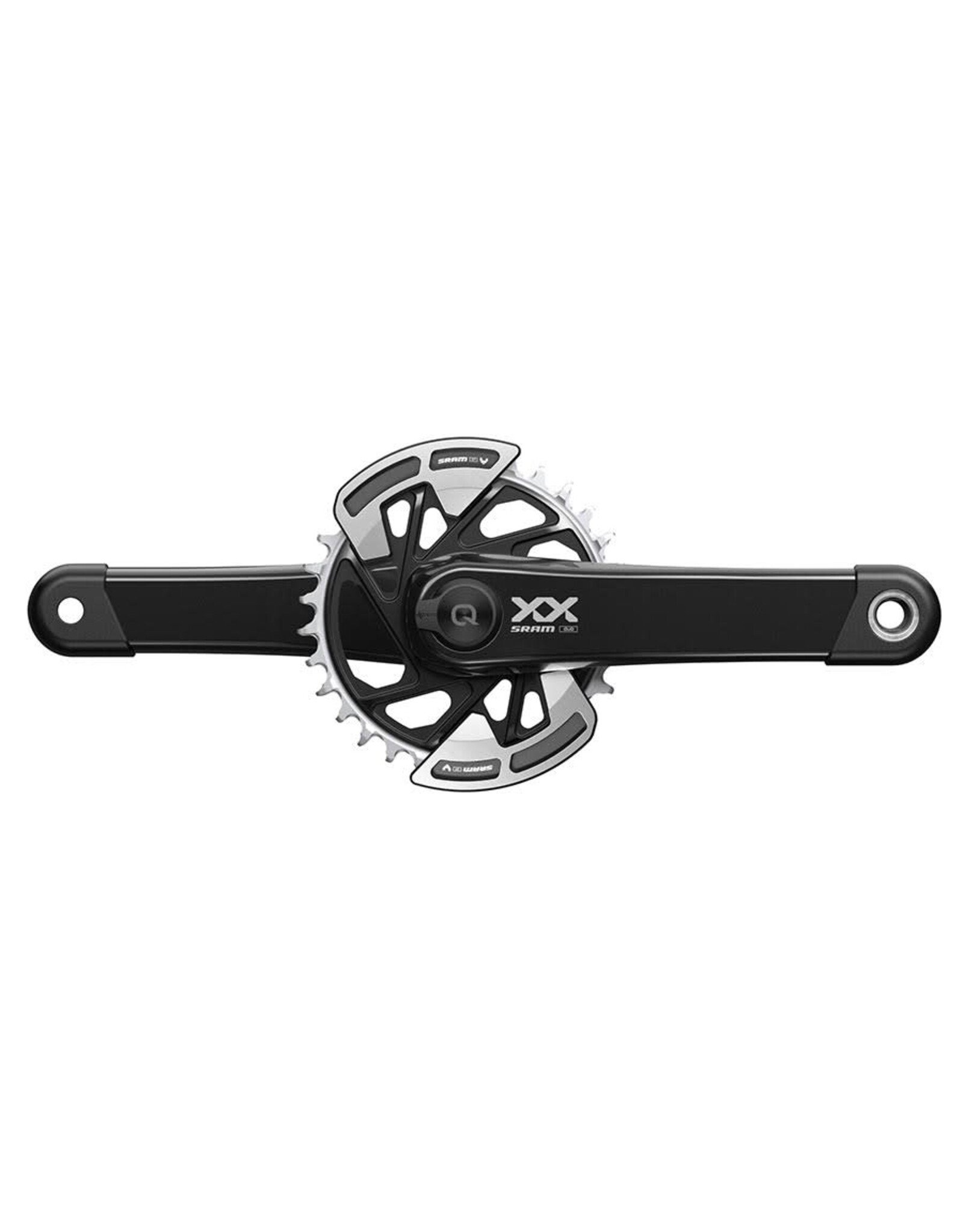 SRAM SRAM XX Eagle T-Type AXS Power Meter Wide Crankset - 165mm, 12-Spd, 32t Chainring, Direct Mount, 2-Guards, PM DUB Spindle, Black, Q174