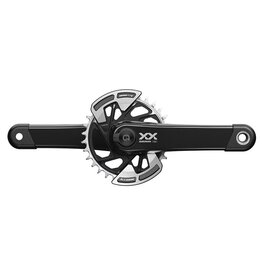 SRAM SRAM XX Eagle T-Type AXS Power Meter Wide Crankset - 165mm, 12-Spd, 32t Chainring, Direct Mount, 2-Guards, PM DUB Spindle, Black, Q174