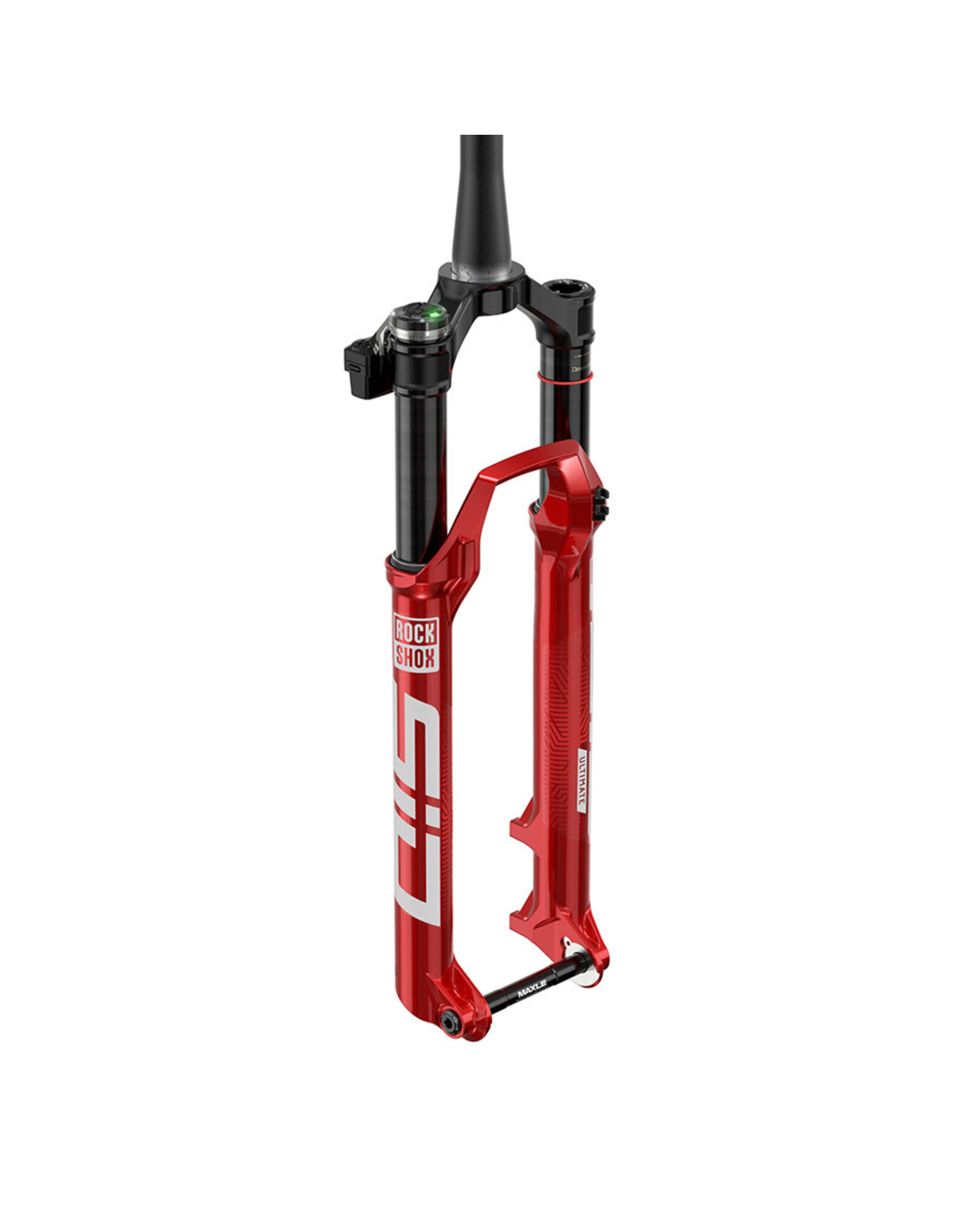 SRAM Rockshox SID Ultimate Flight Attendant Race Day Fork, Electric Red, D2 - 3P 29" Boost 15X110 120mm Electric Red 44offset Tapered DebonAir (Bolt on Fender, Star nut, MaxleStealth, Battery, USB-C Charger) D2