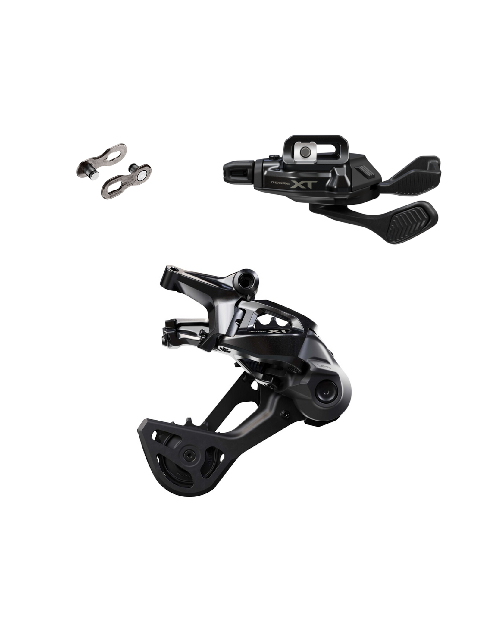 Shimano Shimano XT M8230 11-Speed I-Spec EV Upgrade Kit - Includes RD-M8230 11s Derailleur, SL-M8230-IR I-Spec EV Shifter, & SM-CN900-11 Quick-Link