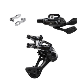 Shimano Shimano XT M8200 12 Speed I-Spec EV Upgrade Kit - Includes RD-M8200-SGS Rear Derailleur, SL-M8200-IR I-Spec EV Shifter, & SM-CN910-12 Quick-Link