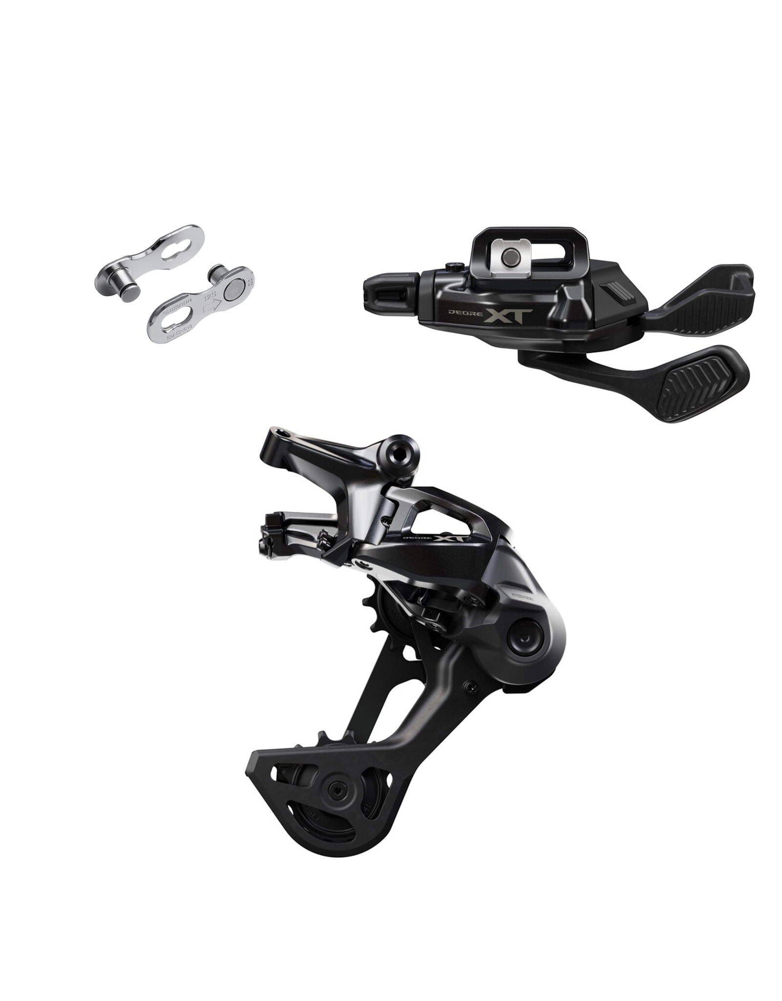 Shimano Shimano XT M8200 12 Speed I-Spec EV Upgrade Kit - Includes RD-M8200-SGS Rear Derailleur, SL-M8200-IR I-Spec EV Shifter, & SM-CN910-12 Quick-Link
