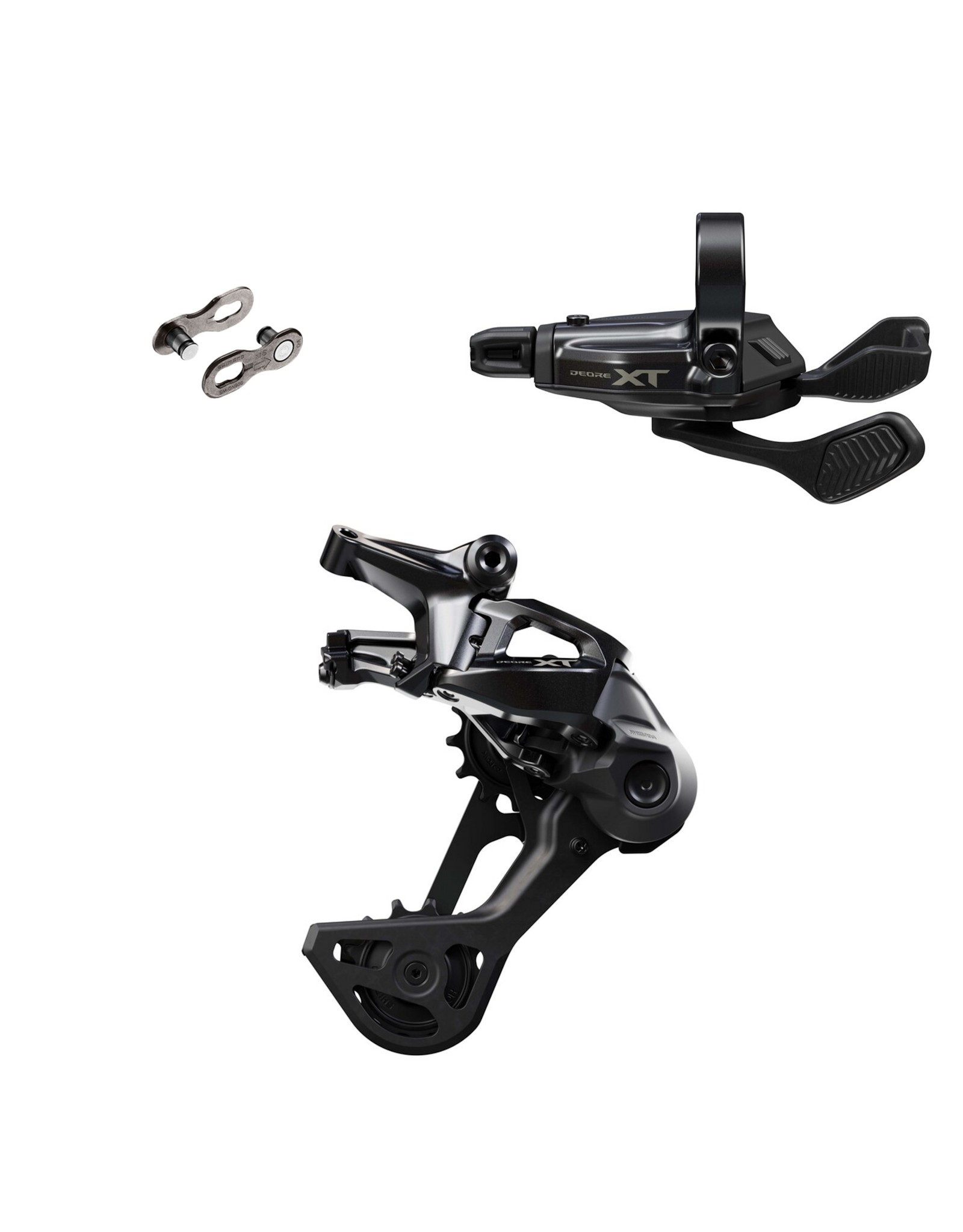 Shimano Shimano XT M8200 12 Speed Clamp Band Upgrade Kit - Includes RD-M8200-SGS Rear Derailleur, SL-M8200 Shifter, & SM-CN910-12 Quick-Link