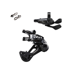 Shimano Shimano XT M8230 11-Speed Clamp Band Upgrade Kit - Includes RD-M8230 11s Derailleur, SL-M8230-R11 Shifter, & SM-CN900-11 Quick-Link